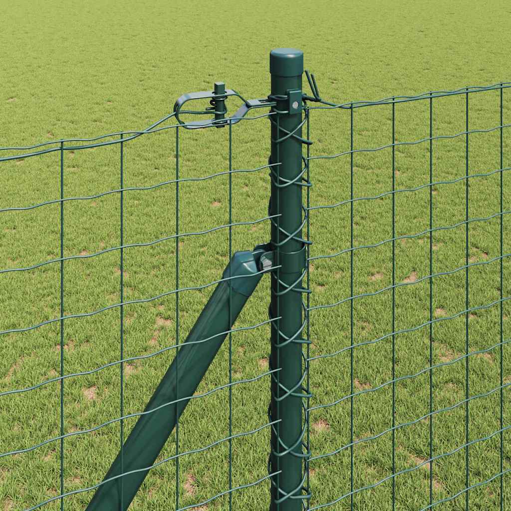 Fence Post Other 26 pcs Silver 3.2 x 3.2 x 180 cm Steel