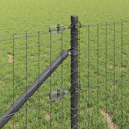 Fence Post Other 52 pcs Silver 3.2 x 3.2 x 60 cm Steel