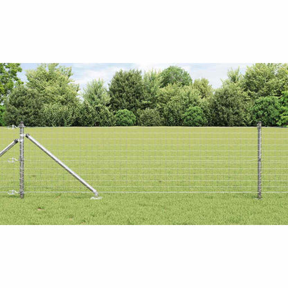 Fence Post Other 52 pcs Silver 3.2 x 3.2 x 80 cm Steel