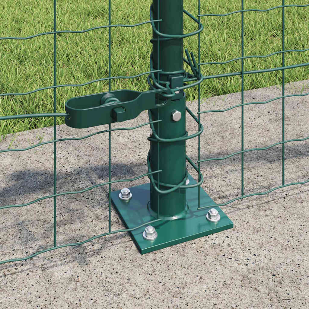 Fence Post Other 52 pcs Silver 3.2 x 3.2 x 50 cm Steel