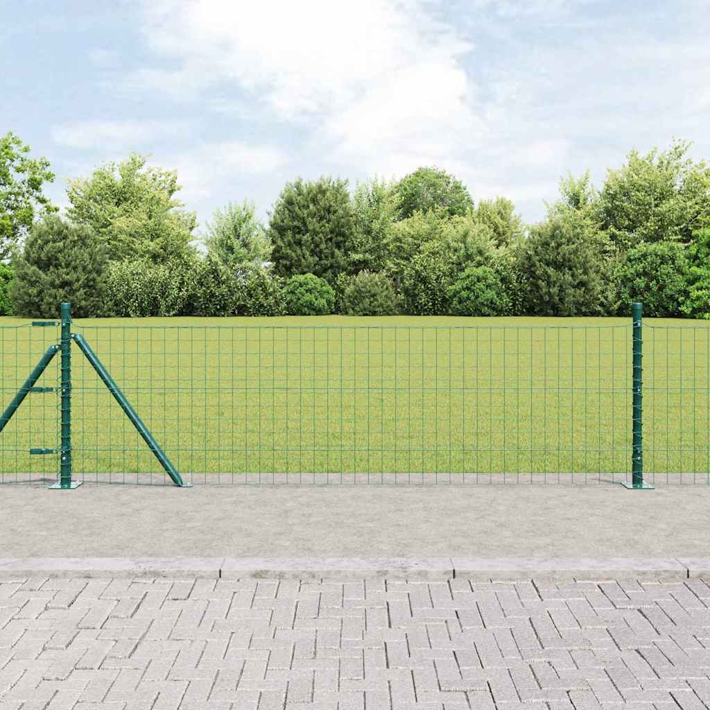 Fence Post Other 26 pcs Silver 3.2 x 3.2 x 70 cm Steel