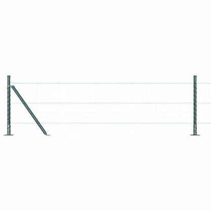 Fence Post Other 26 pcs Silver 3.2 x 3.2 x 70 cm Steel