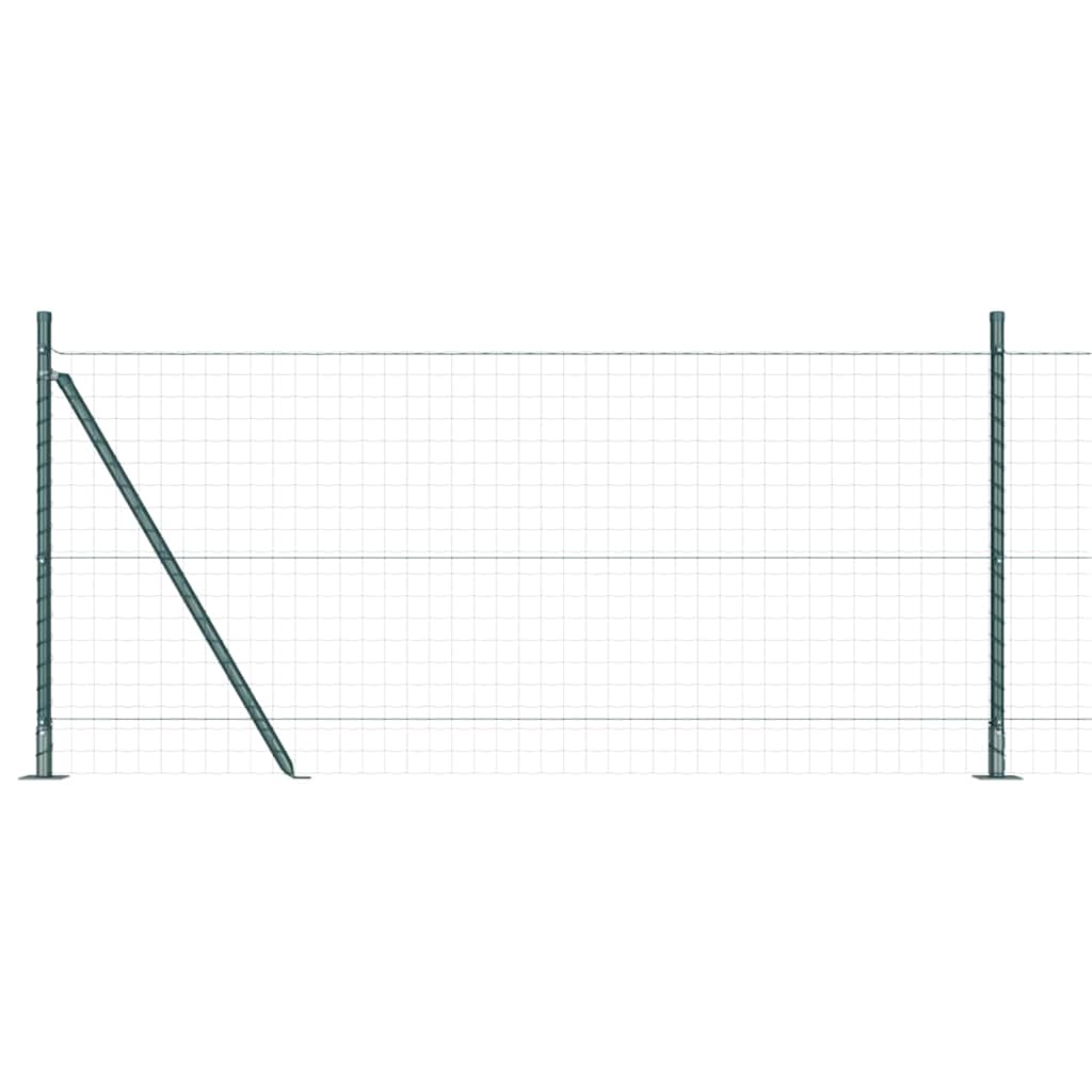 Fence Post Other 52 pcs Silver 3.2 x 3.2 x 90 cm Steel