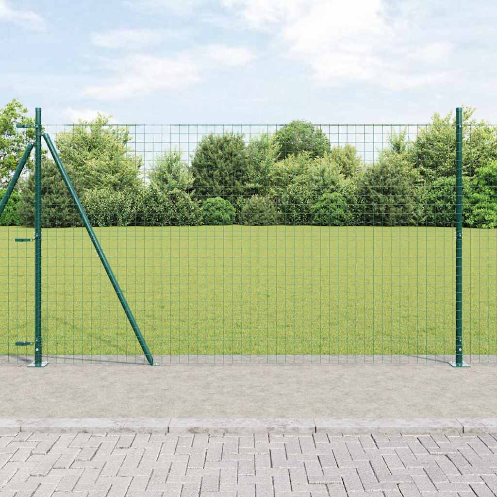 Fence Post Other 26 pcs Silver 3.2 x 3.2 x 83.5 cm Steel