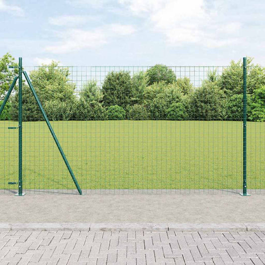 Fence Post Other 26 pcs Silver 3.2 x 3.2 x 83.5 cm Steel