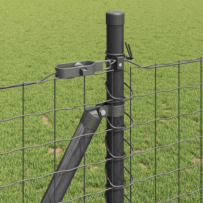 Fence Post Other 26 pcs Silver 3.2 x 3.2 x 110 cm Steel