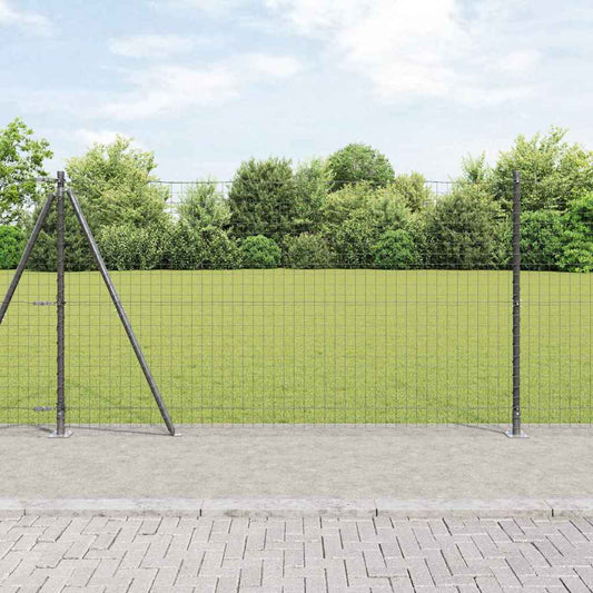Fence Post Other 52 pcs Silver 3.2 x 3.2 x 68.5 cm Steel