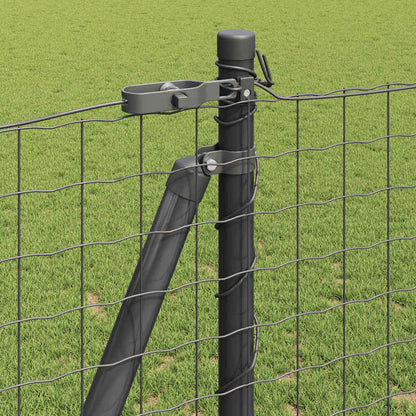 Fence Post Other 52 pcs Silver 3.2 x 3.2 x 78.5 cm Steel