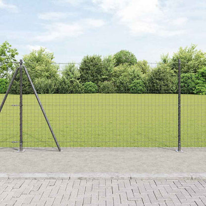 Fence Post Other 52 pcs Silver 3.2 x 3.2 x 78.5 cm Steel