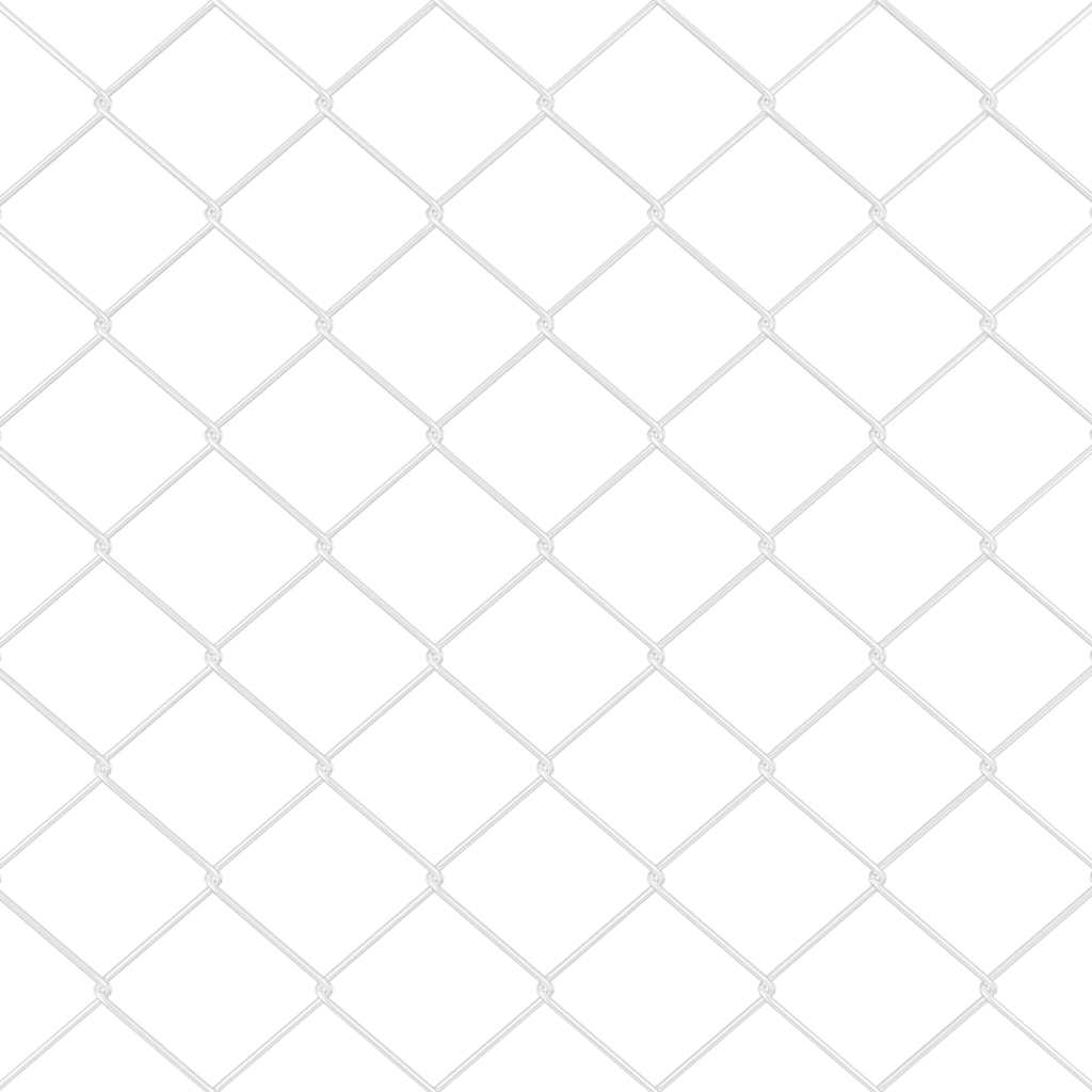Chain Link Fence with Posts Silver 0.6 x 10 m Steel