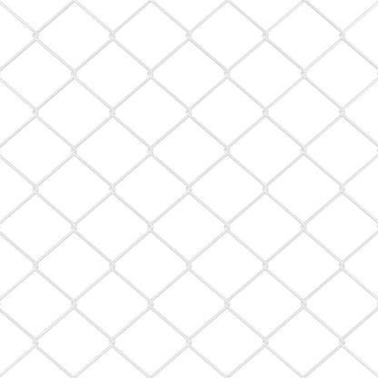 Chain Link Fence with Posts Silver 0.6 x 10 m Steel