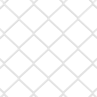 Chain Link Fence with Posts Silver 0.4 x 10 m Steel