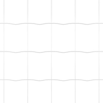 Fence with Posts Silver 0.6 x 25 m Steel