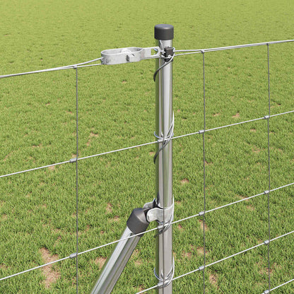 Field Fence Silver 25 x 1.2 m Galvanised steel