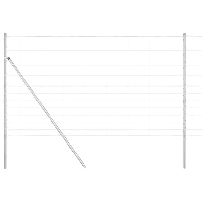 Field Fence Silver 25 x 1.4 m Galvanised steel