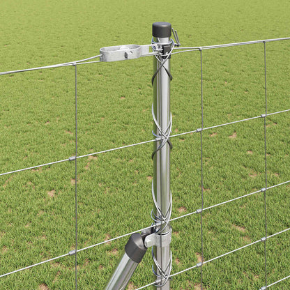 Field Fence Silver 25 x 1.4 m Galvanised steel