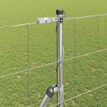 Field Fence Silver 25 x 1.5 m Galvanised steel