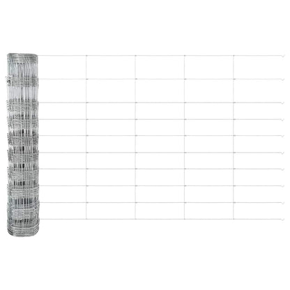 Field Fence Silver 50 x 1 m Galvanised steel