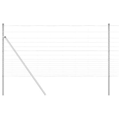 Field Fence Silver 50 x 1.2 m Galvanised steel