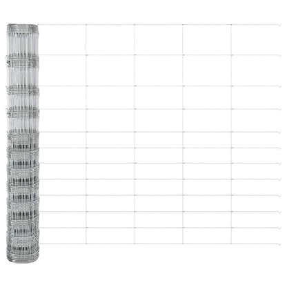 Field Fence Silver 50 x 1.4 m Galvanised steel