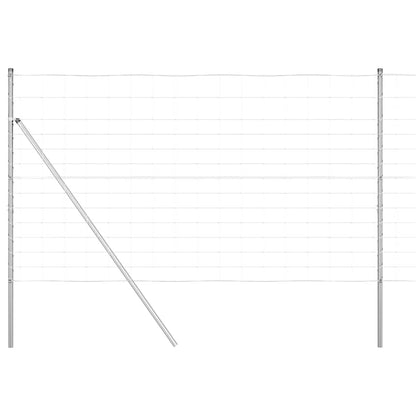 Field Fence Silver 50 x 1.4 m Galvanised steel