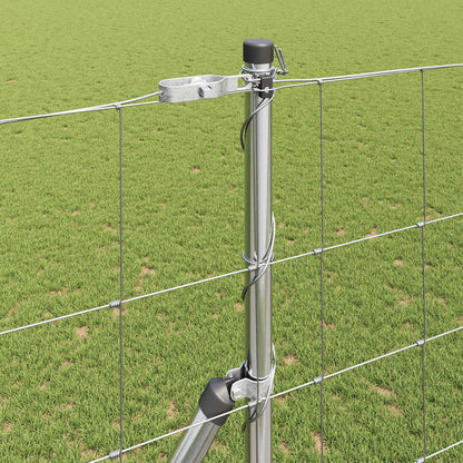 Field Fence Silver 50 x 1.5 m Galvanised steel