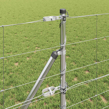 Field Fence Silver 100 x 0.8 m Galvanised steel