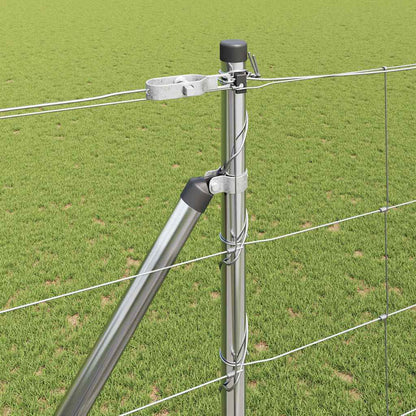 Field Fence Silver 25 x 1.6 m Galvanised steel
