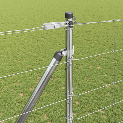 Field Fence Silver 25 x 1.6 m Galvanised steel