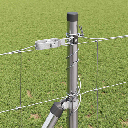 Field Fence Silver 25 x 1.2 m Galvanised steel