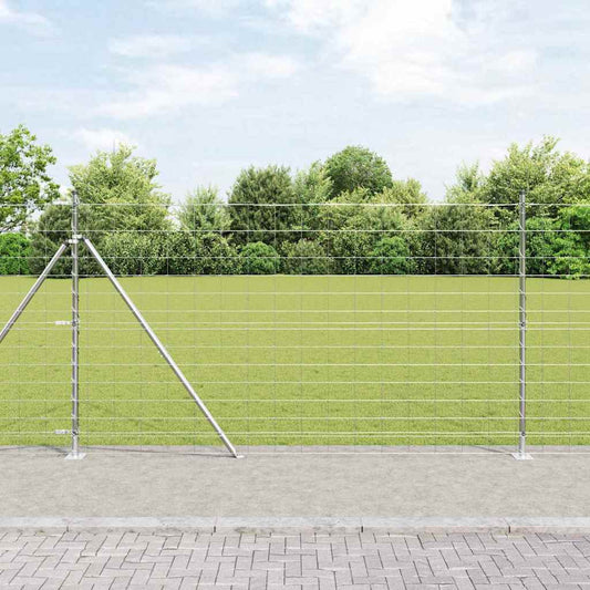 Field Fence Silver 25 x 1.4 m Galvanised steel