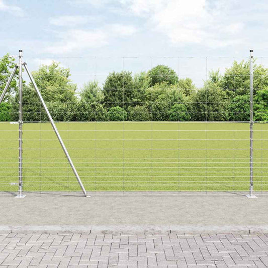 Field Fence Silver 25 x 1.5 m Galvanised steel