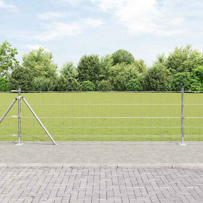 Field Fence Silver 50 x 0.8 m Galvanised steel