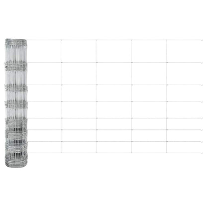 Field Fence Silver 50 x 1 m Galvanised steel