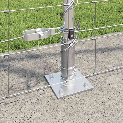 Field Fence Silver 50 x 1.2 m Galvanised steel