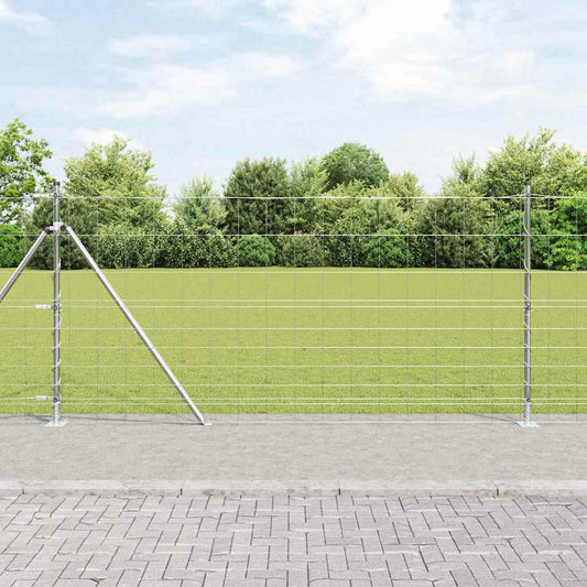 Field Fence Silver 50 x 1.2 m Galvanised steel
