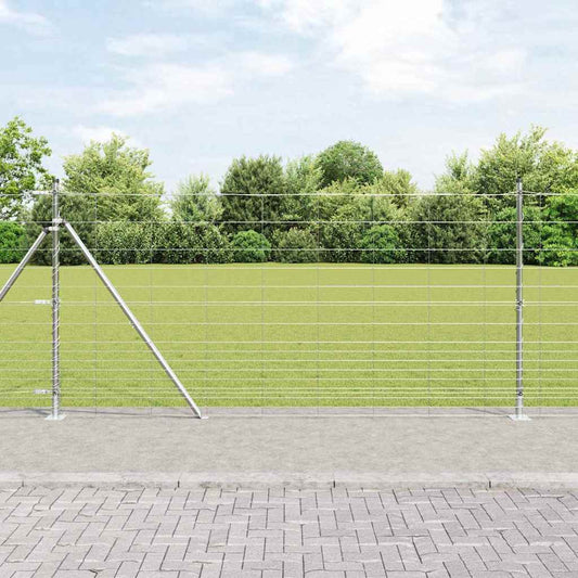Field Fence Silver 50 x 1.2 m Galvanised steel