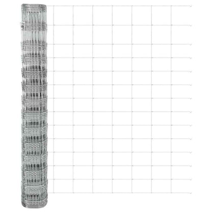 Field Fence Silver 50 x 1.4 m Galvanised steel