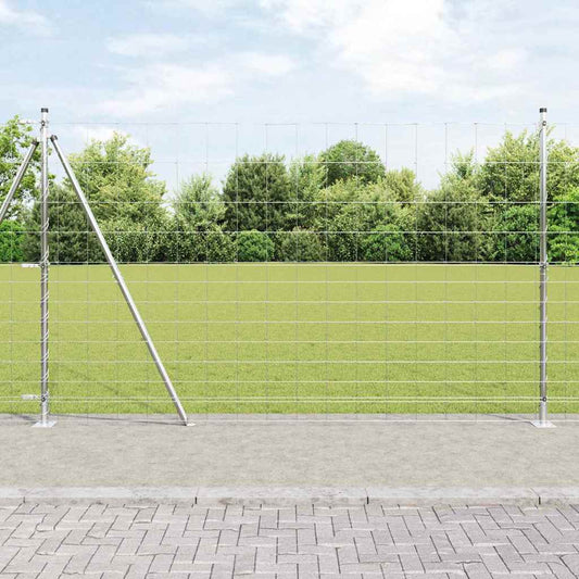 Field Fence Silver 50 x 1.5 m Galvanised steel
