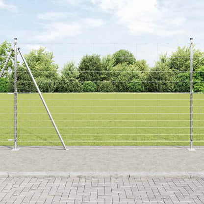 Field Fence Silver 50 x 1.5 m Galvanised steel