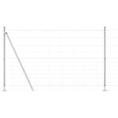 Field Fence Silver 50 x 1.5 m Galvanised steel