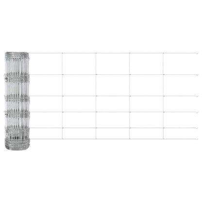 Field Fence Silver 100 x 0.8 m Galvanised steel