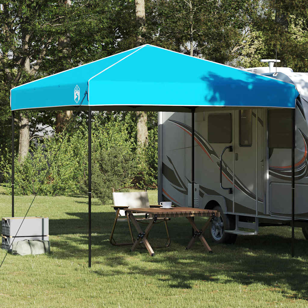 Pop-up Canopy Tent Blue 250 x 250 cm Fabric
