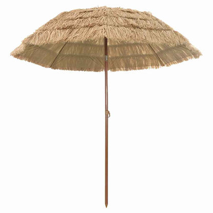 Beach Parasol Brown Ø 206 x 209.5 cm Steel