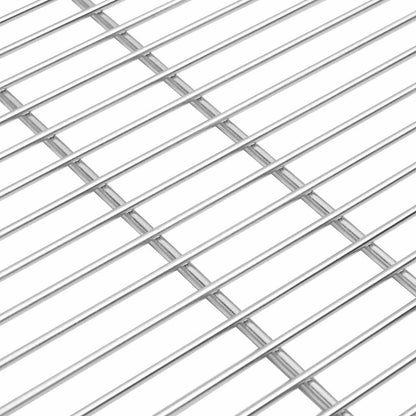BBQ Grill Grate Silver 57 x 57 cm Stainless Steel