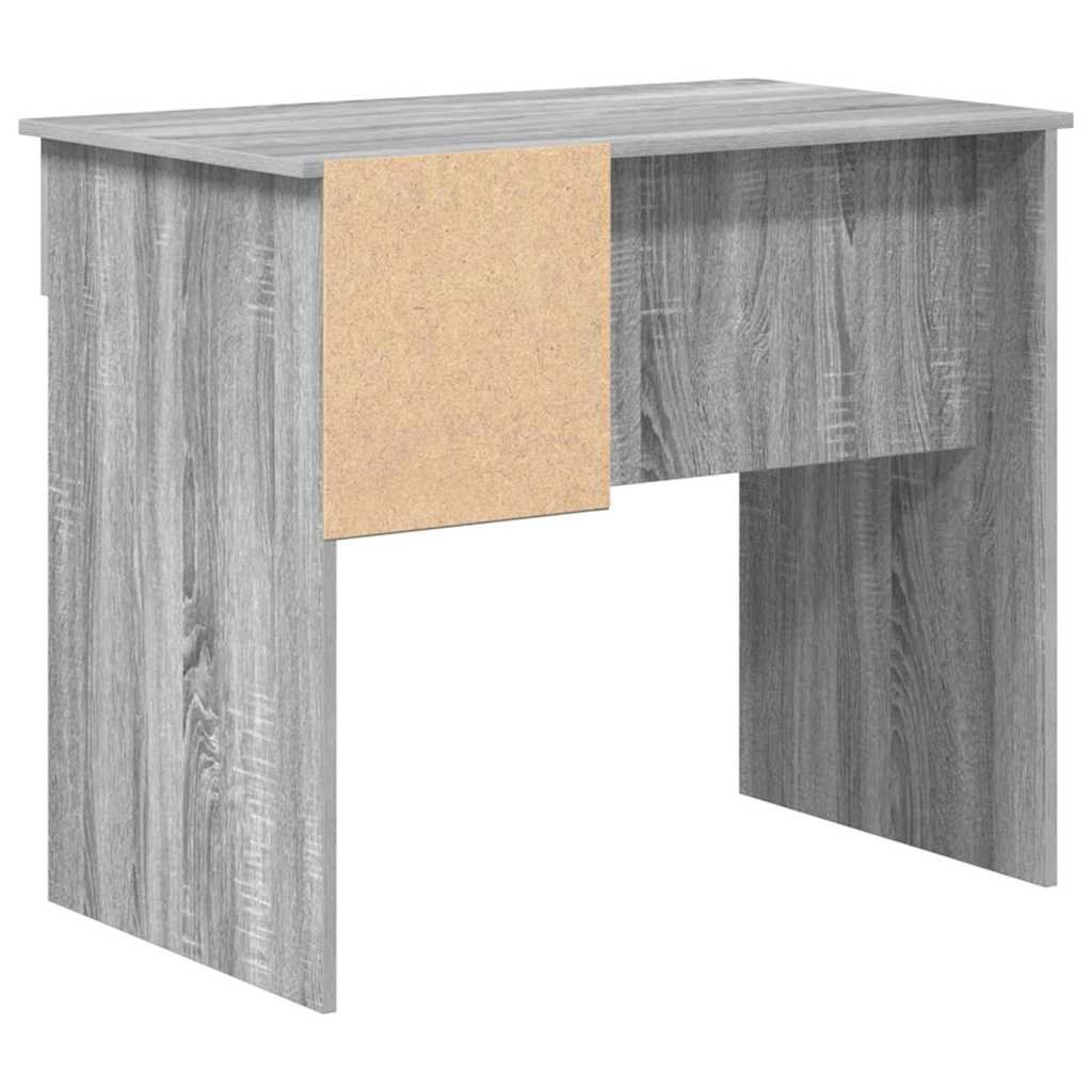 Desk with Drawer Grey Sonoma 90 x 49 x 75 cm Engineered Wood