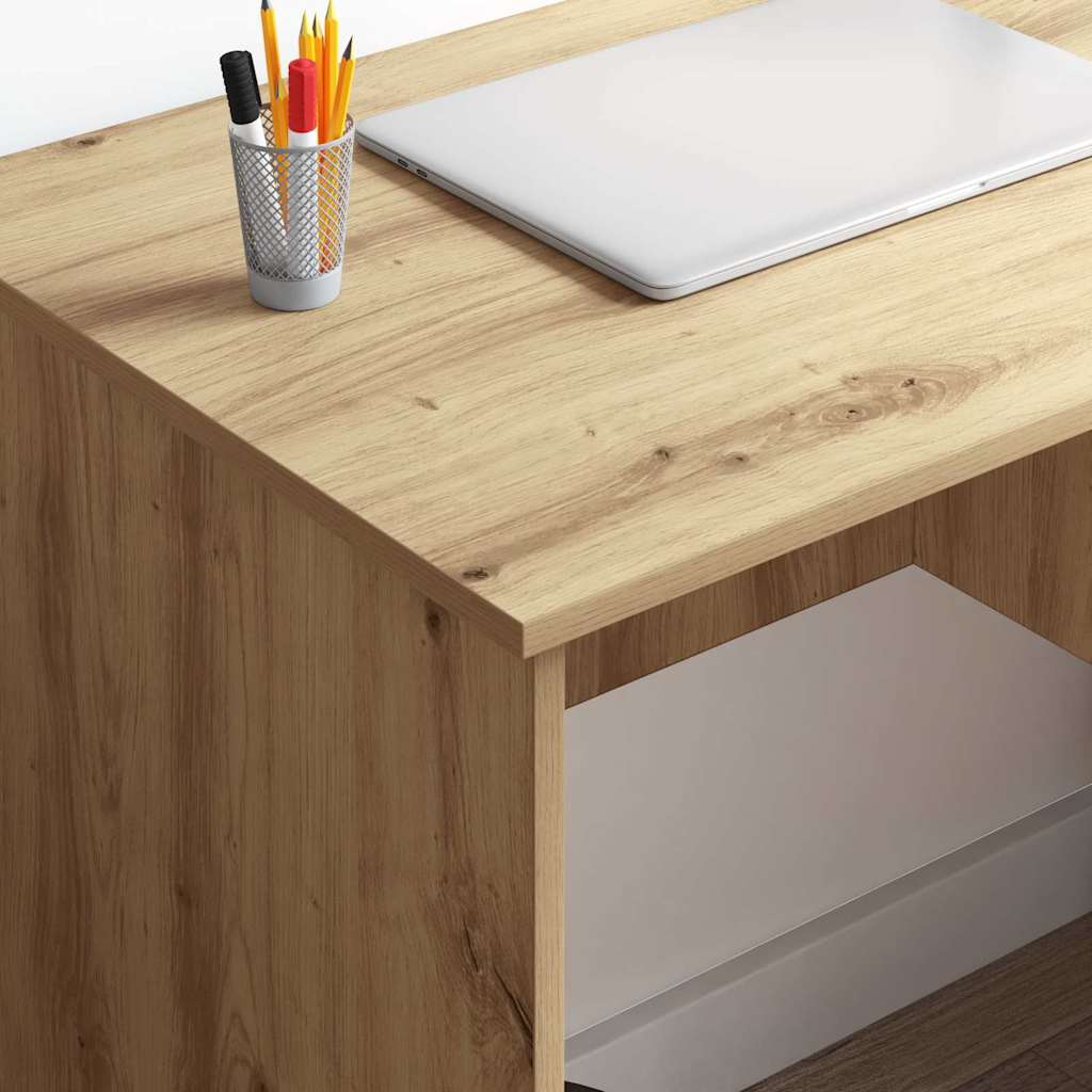 Desk with Drawer Artisan Oak 90 x 49 x 75 cm Engineered Wood