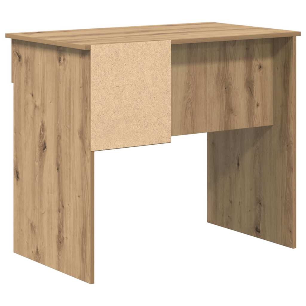 Desk with Drawer Artisan Oak 90 x 49 x 75 cm Engineered Wood