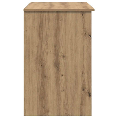 Desk with Drawer Artisan Oak 90 x 49 x 75 cm Engineered Wood