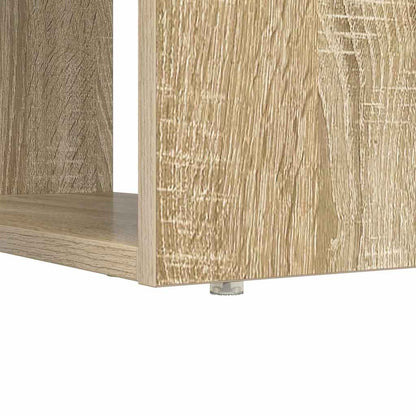 Desk with Shelf Sonoma Oak 113 x 54 x 120 cm Engineered Wood